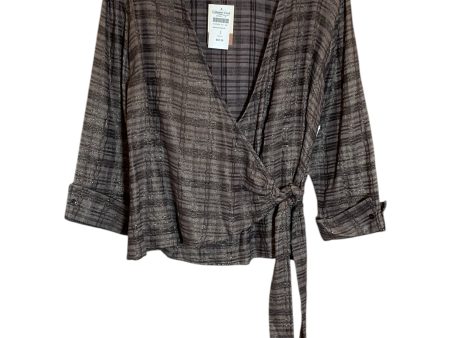 Top 3 4 Sleeve By Coldwater Creek In Brown, Size: L Hot on Sale