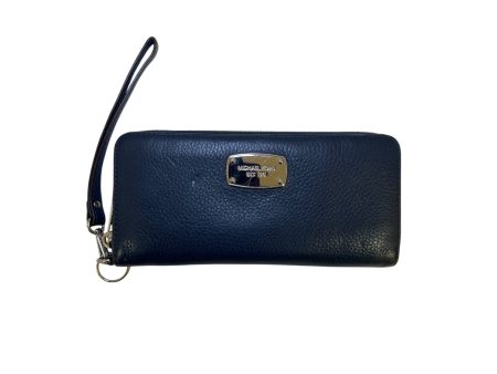 Wallet Designer By Michael Kors In Blue, Size:Large Sale